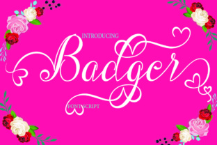 Badger: A Handwritten Font That Brings Personality to Your Projects