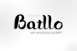 Batllo: The Art Nouveau Script Font Inspired by Gaudí's Casa Batlló