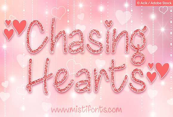 Chasing Hearts: A Handwritten Font for Every Occasion