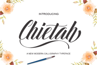 Chietah: A Handwritten Calligraphy Font with Purpose and Polish