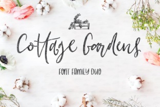 Cottage Gardens: A Handcrafted Font for Thoughtful Design Work