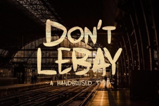 Don t Lebay: A Smooth Script Font for Authentic Design