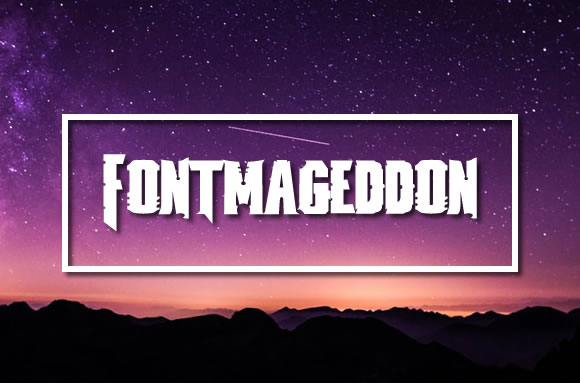 Fontmageddon: A Practical Evaluation of Jeff Bensch's Hand-Made Typeface