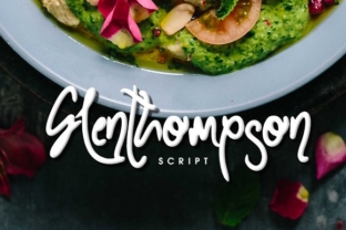 Glenthompson: A Handcrafted Font for Thoughtful Design