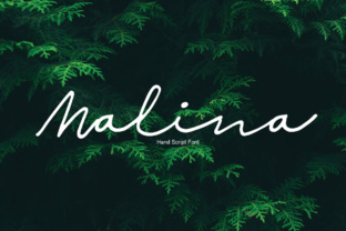 Malina: The Handwritten Script Font That Adds Personality to Every Project