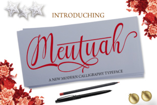 Meutuah: Handwritten Script Font with 539 Glyphs