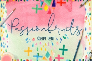 Passionfruits: A Handcrafted Font with Creative Potential