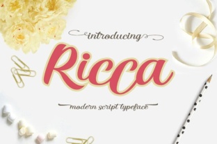 Ricca: A Handwritten Font for Modern Creators