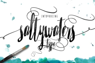 Saltywaters: A Handcrafted Font That Brings Authenticity to Modern Design