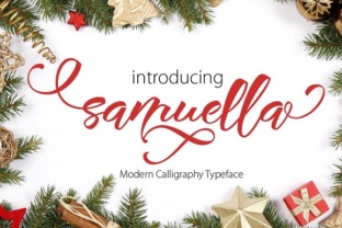 Samuella: A Modern Calligraphy Font Designed for Expression and Readability