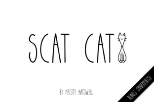 Scat Cat: A Tall, Skinny Font with Attitude