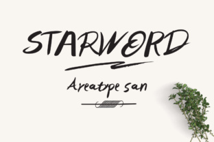 Starword: A Playful Handwritten Font for Creative Projects