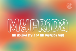The Versatile Charm of Myfrida Hollow: A Handwritten Font with Depth and Playfulness