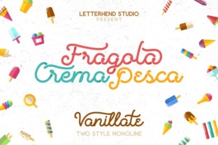 Vanillate: A Playful Monoline Font with Practical Appeal