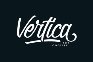 Vertica: A Hand-Painted Brush Font That Brings Authentic Expression to Digital Design