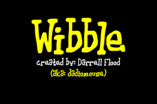 Wibble: A Hand-Drawn Serif Font with Wobbly Charm
