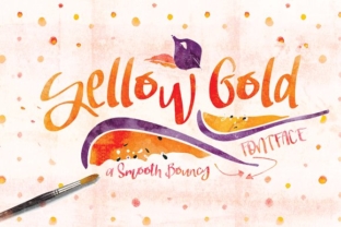 Yellow Gold Font: Warmth and Craft in Design